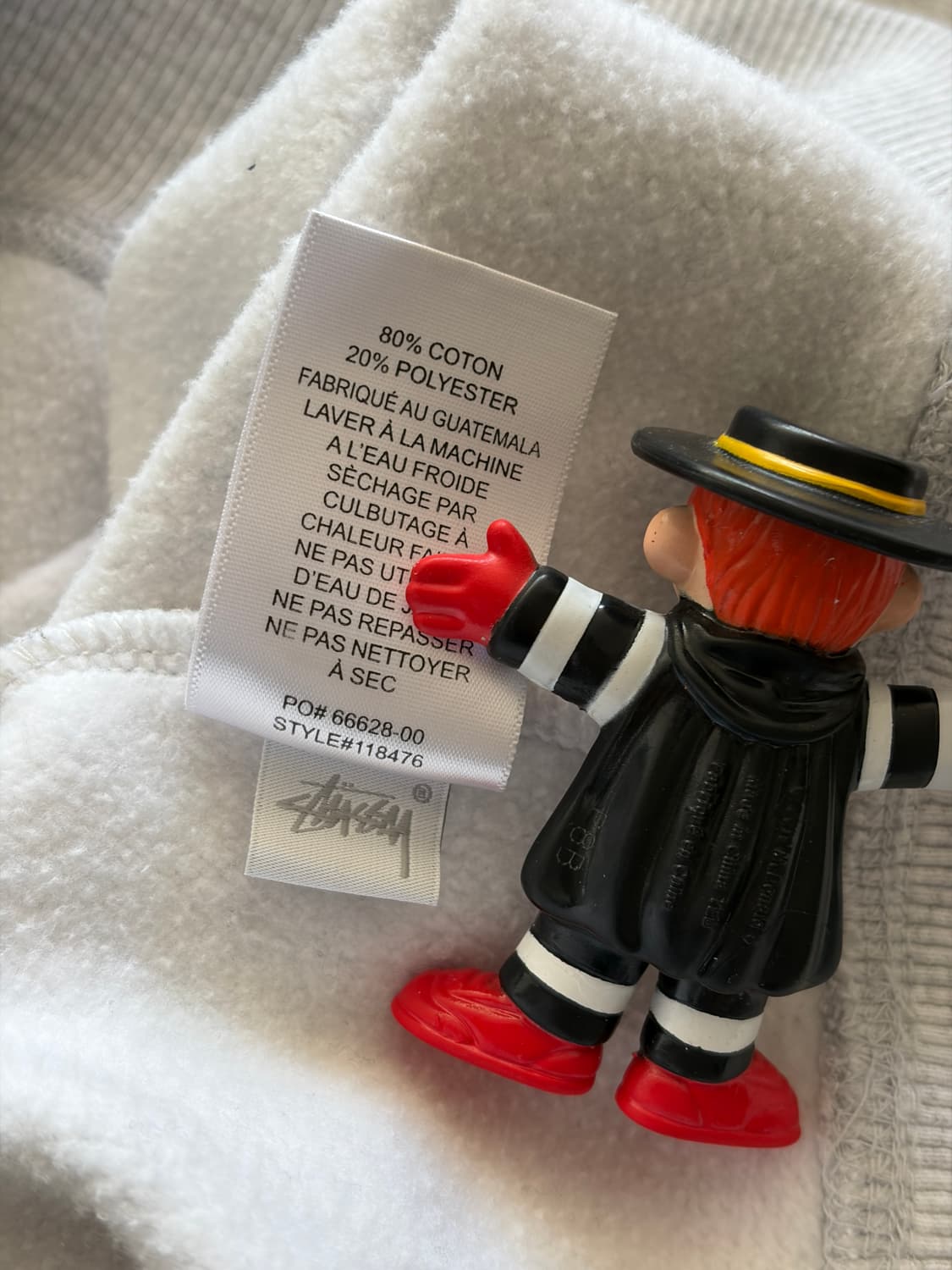 stussy 스투시 스웻셔츠 멜란지 그레이 L (100-105) 상품이미지6