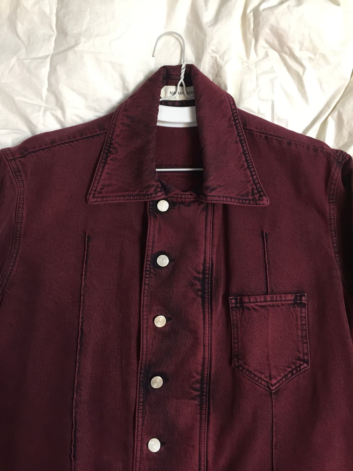 나마체코 다잉 데님셔츠 상품이미지2