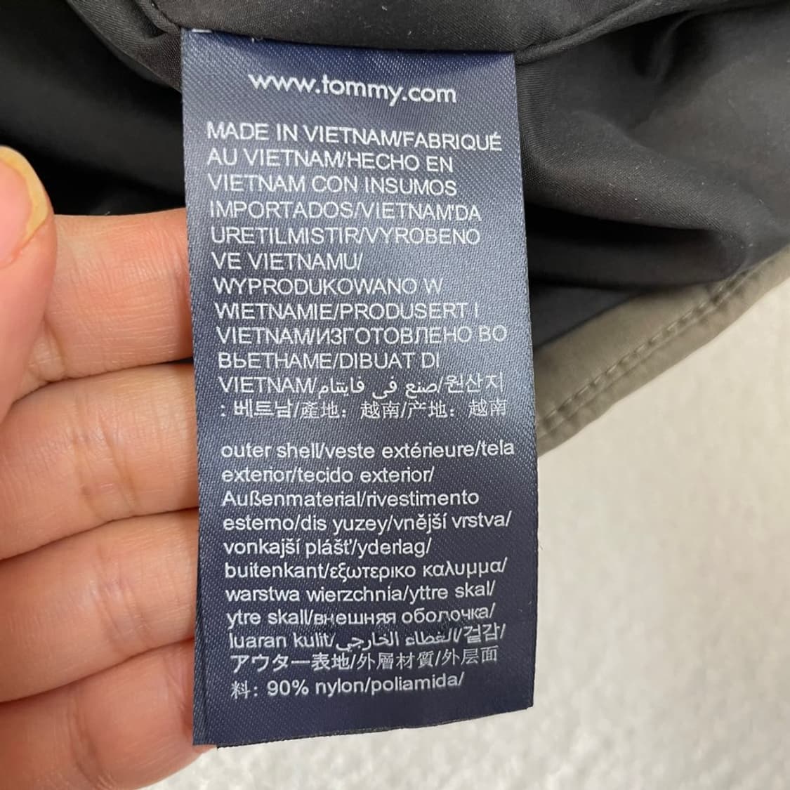 95 타미힐피거 다운 니트패딩 자켓 M 상품이미지7