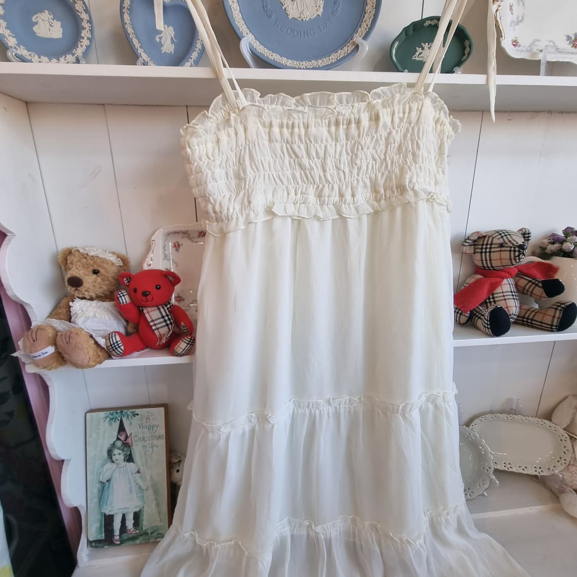 쉬폰 캉캉 끈원피스 상품이미지8