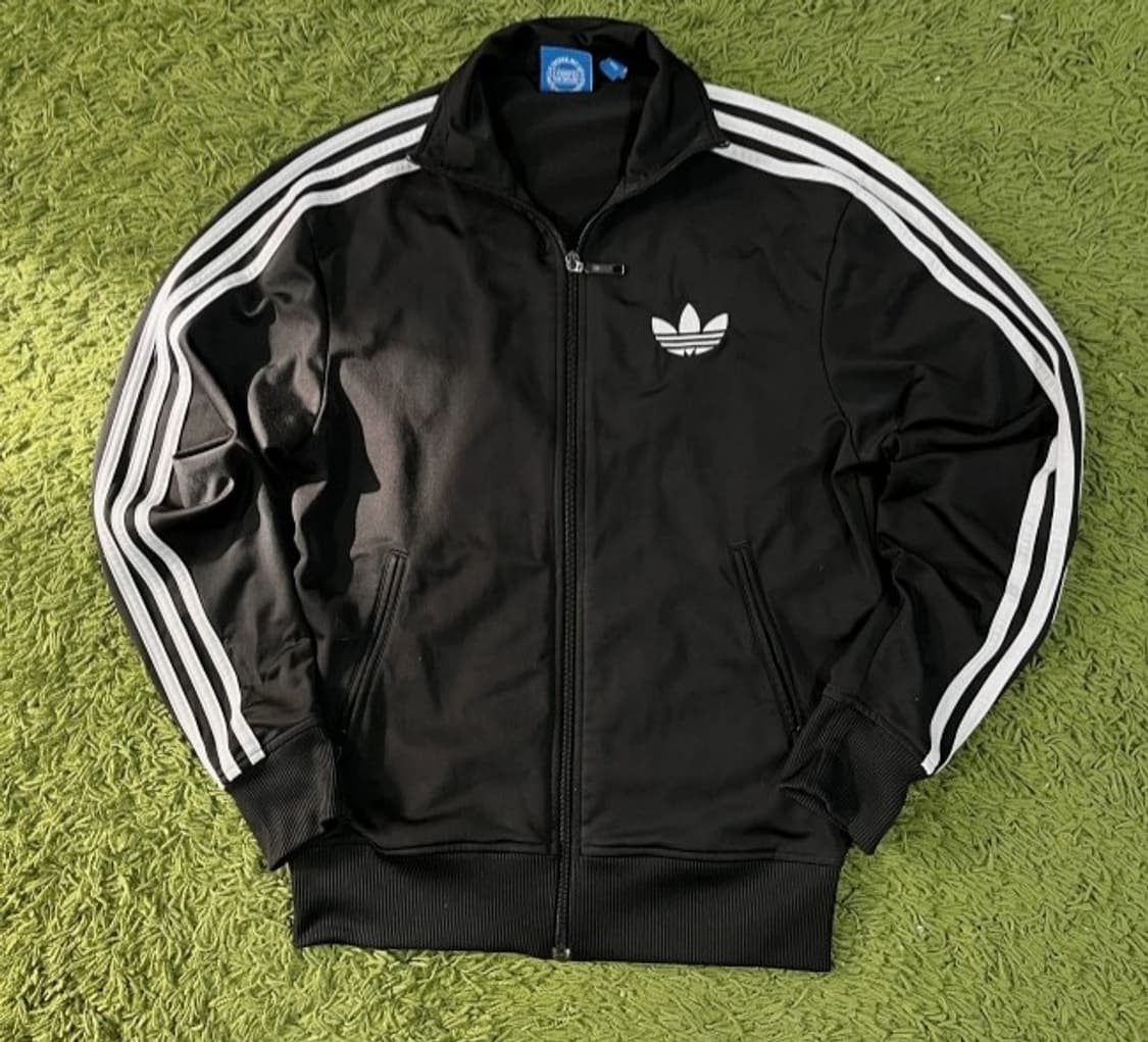 아디다스 파이어버드 블랙 검정 트랙탑 져지집업 90/S 상품이미지1