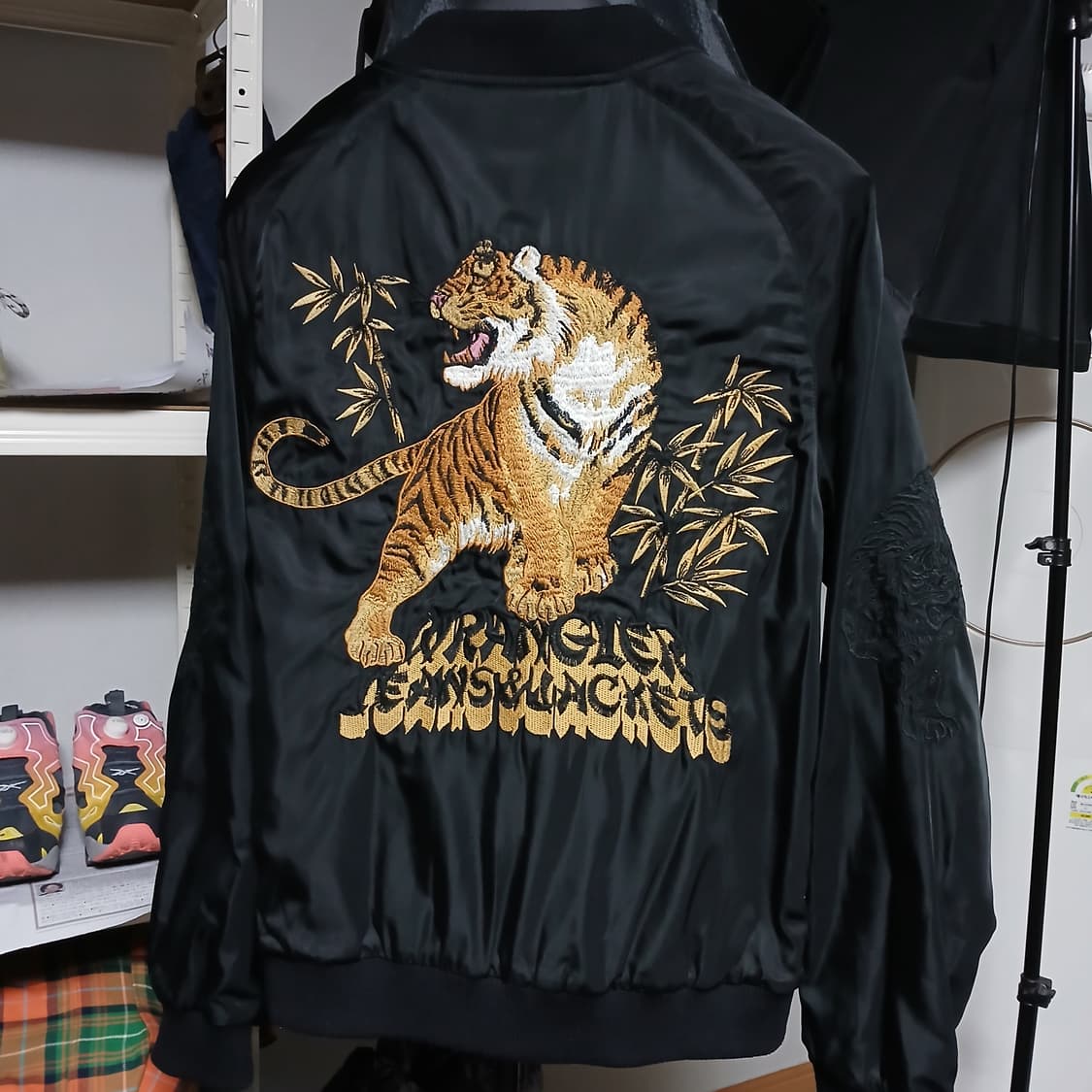 랭글러 wrangler 타이거 호랑이 스카잔 항공자켓 상품이미지1
