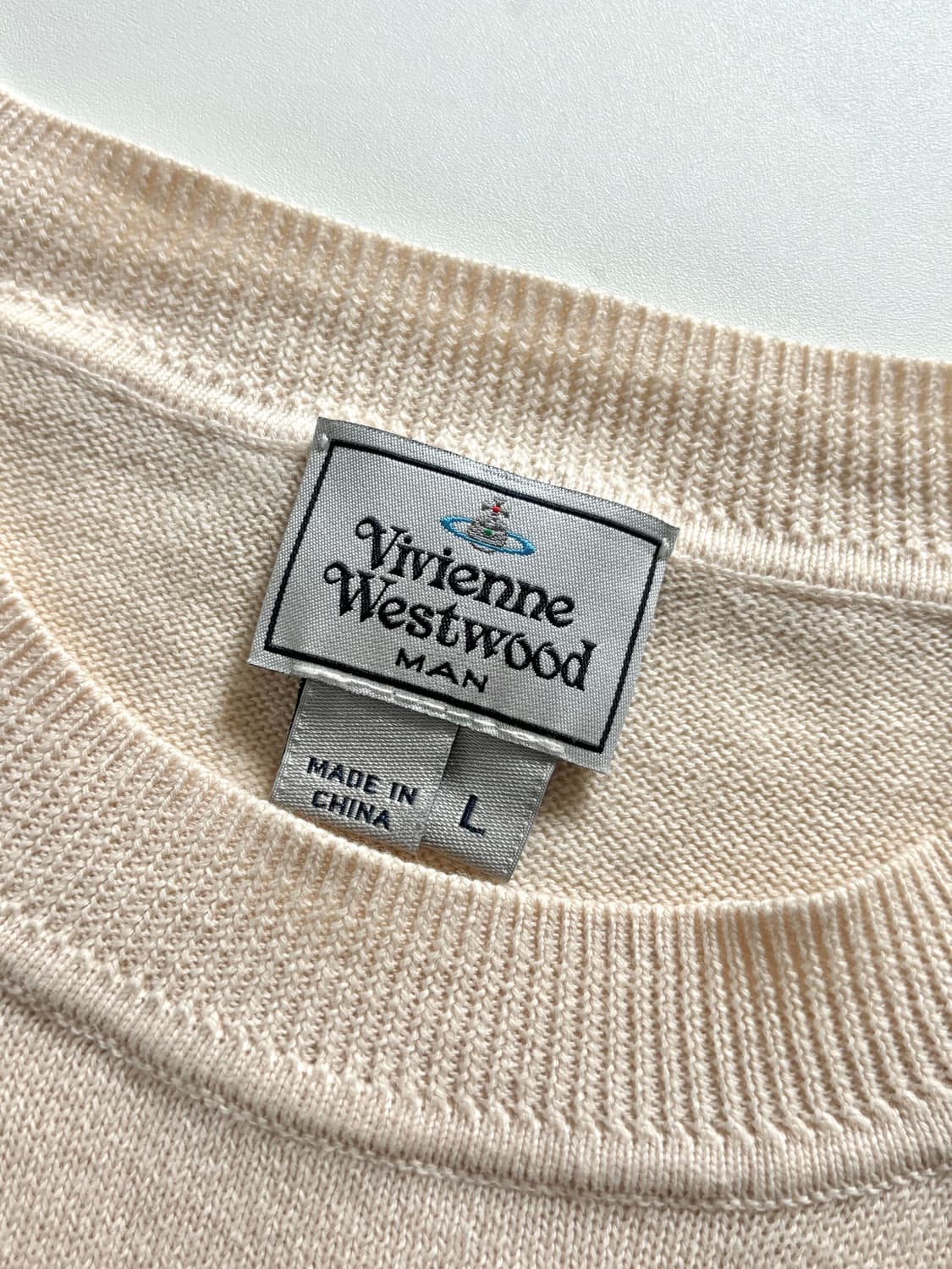 Vivienne Westwood 비비안웨스트우드 ORB로고 아이보리 코튼 상품이미지6