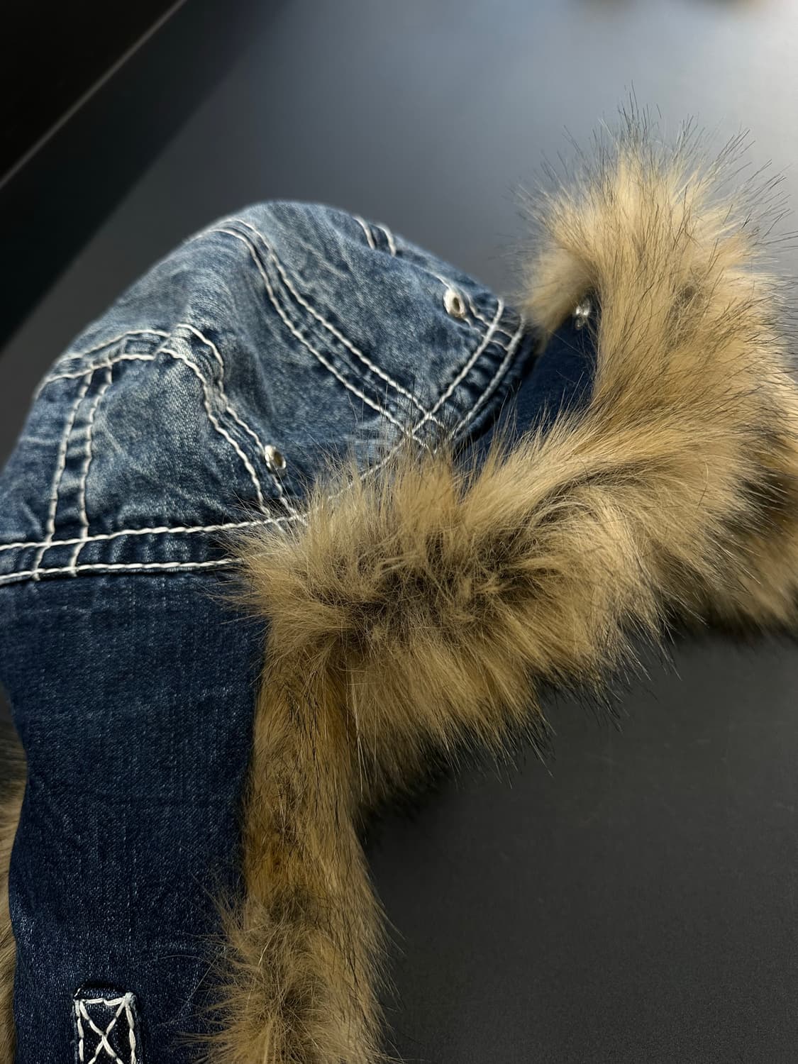 슈프림 x 트루릴리전 고어텍스 데님 트루퍼 햇 상품이미지6