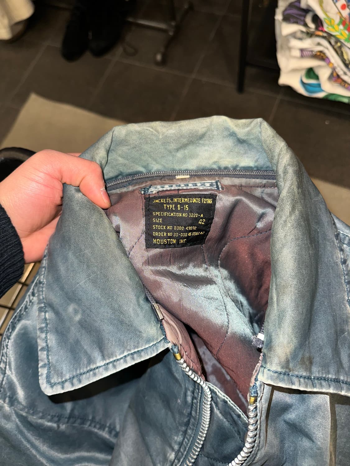 Houston reissue type B-15 flight jacket 상품이미지10