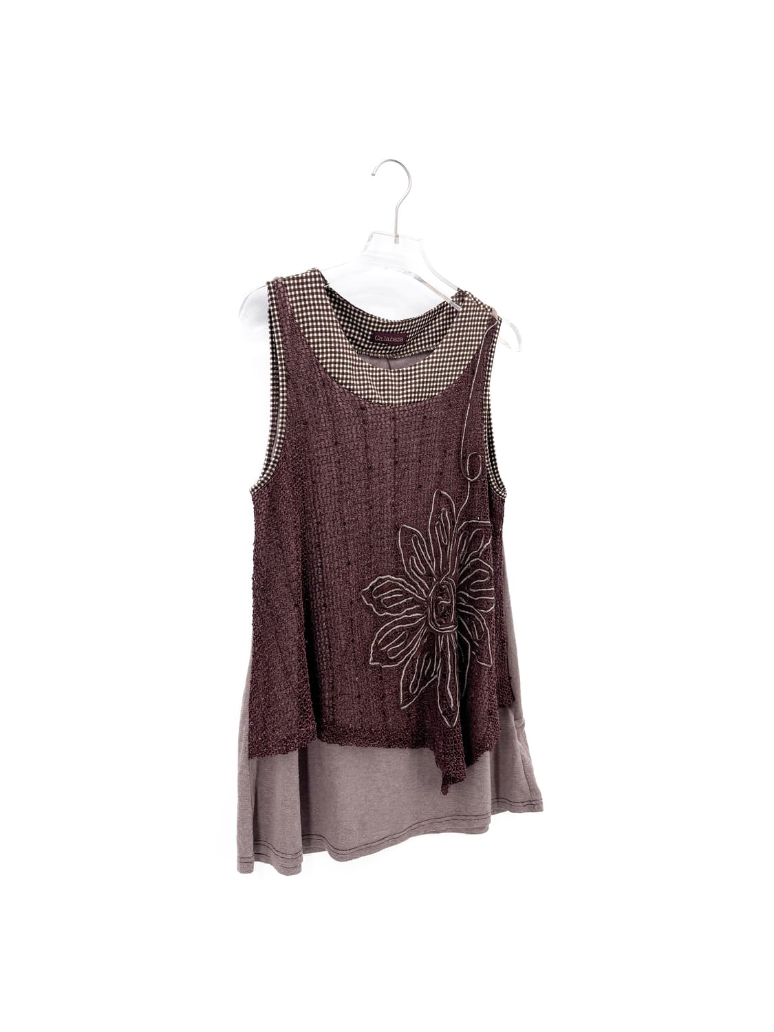 빈티지 플라워 아플리케 슬리브리스 상품이미지5