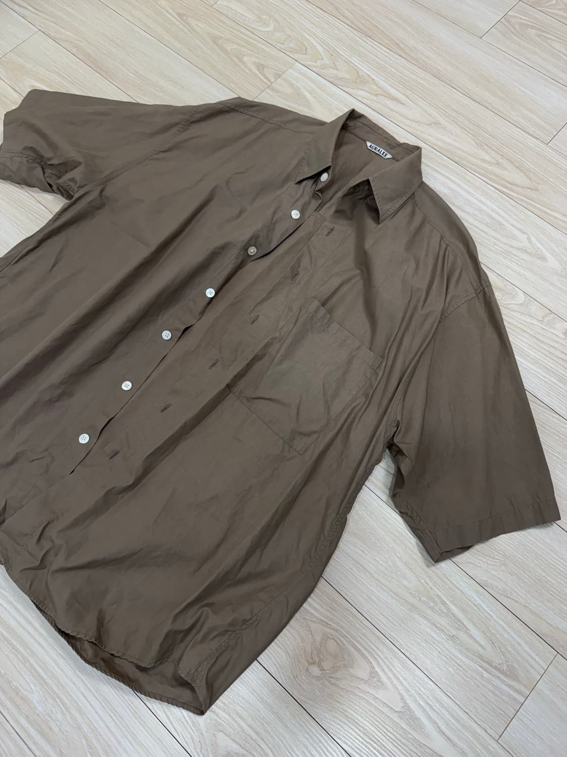 Auralee 오라리 반팔 셔츠 5 상품이미지1