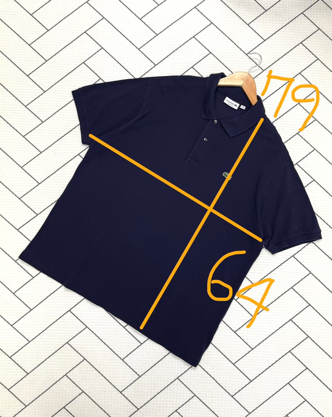 남성 3XL / 라코스테 반팔 카라티 네이비  상품이미지2