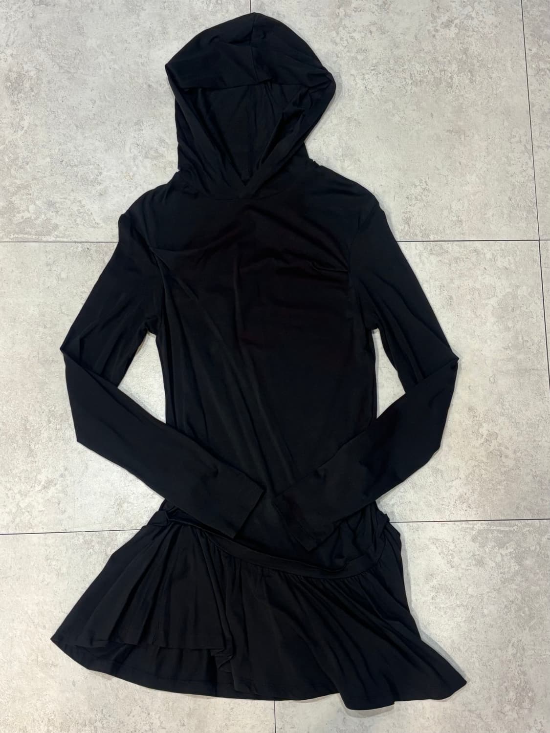 LCDC tm) Hooded Jersey Dress BK M 상품이미지6