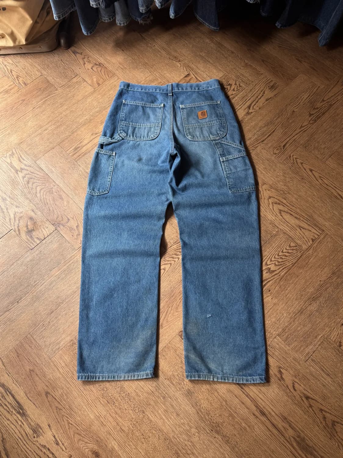 [30]칼하트 USA 빈티지 워싱 싱글니 카펜터 워크 데님 팬츠 상품이미지1