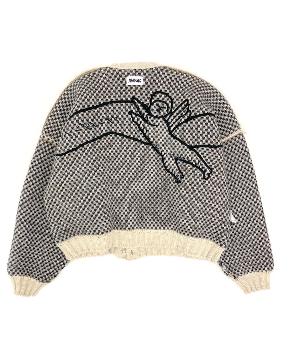 21AW Big Angel Bomber Cardigan (M) 상품이미지7