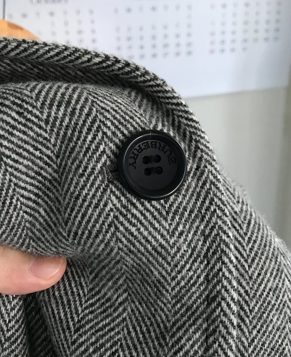 버버리 캐시미어 핸드메이드 자켓 상품이미지3