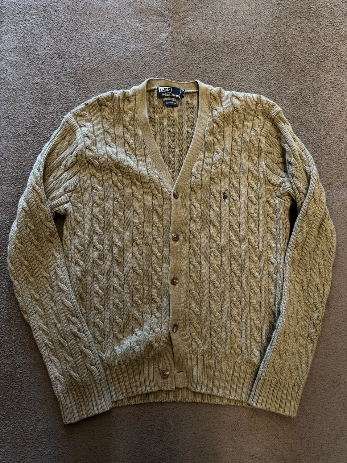 폴로 랄프로렌 꽈배기 가디건 처분  상품이미지1