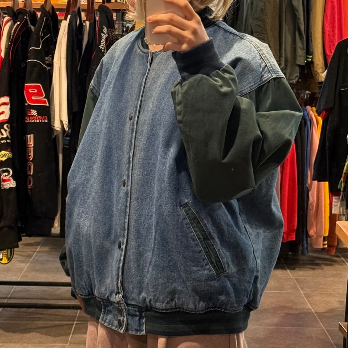 [NO.9] VTG 데님 바시티 자켓 상품이미지4