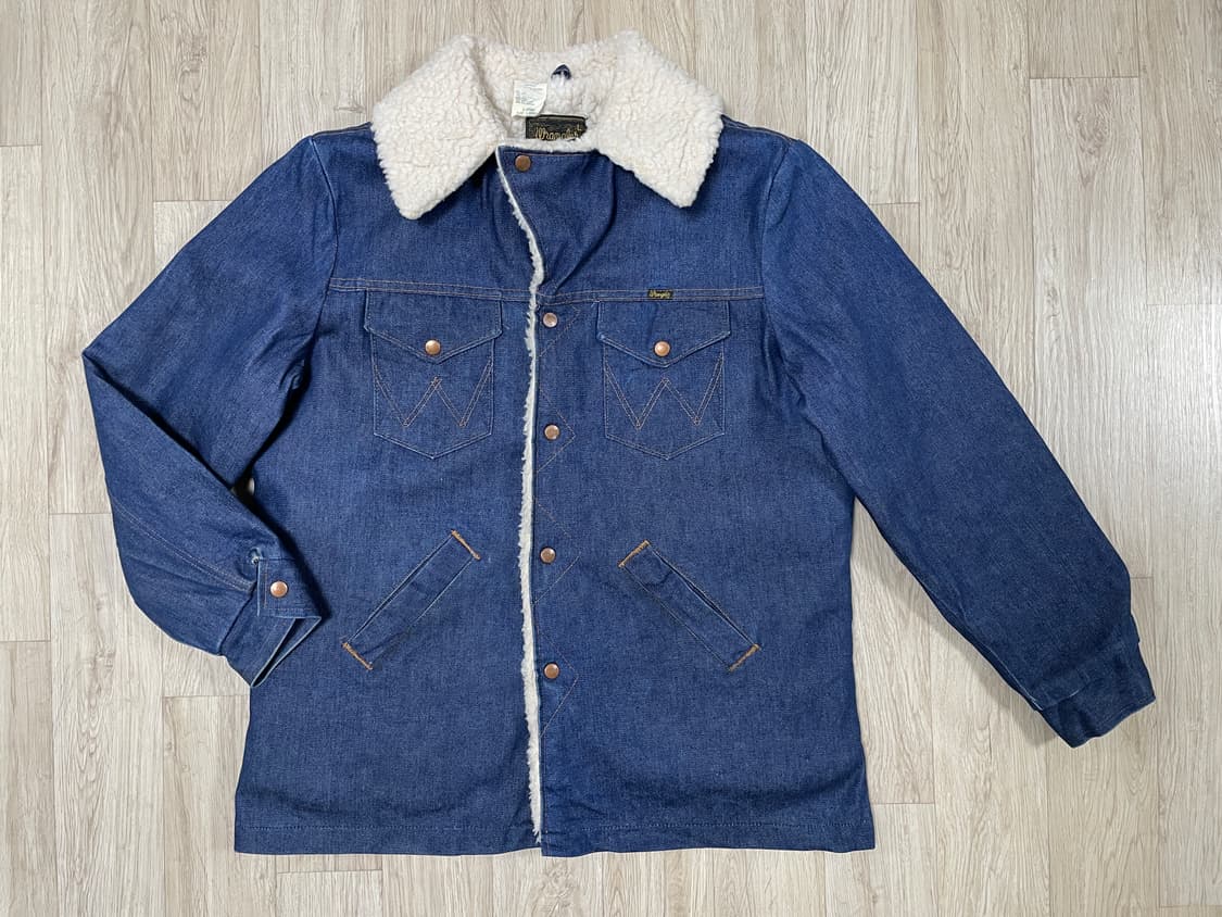 105) 70's 랭글러 데님 양털코트(미국제)민트급(RRL&LVC&폴로 상품이미지2