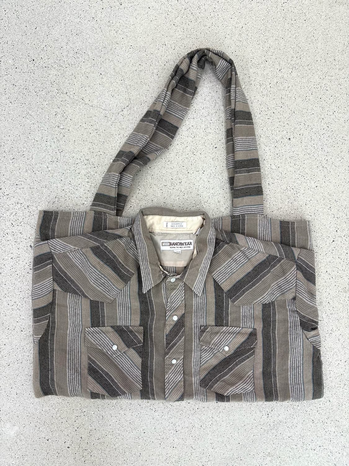 빈티지 셔츠 커스텀 숄더백 상품이미지1