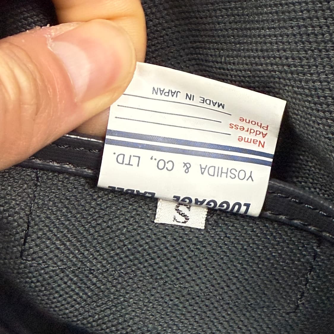 요시다포터 러기지라벨 라이너 숄더백 블랙 상품이미지10