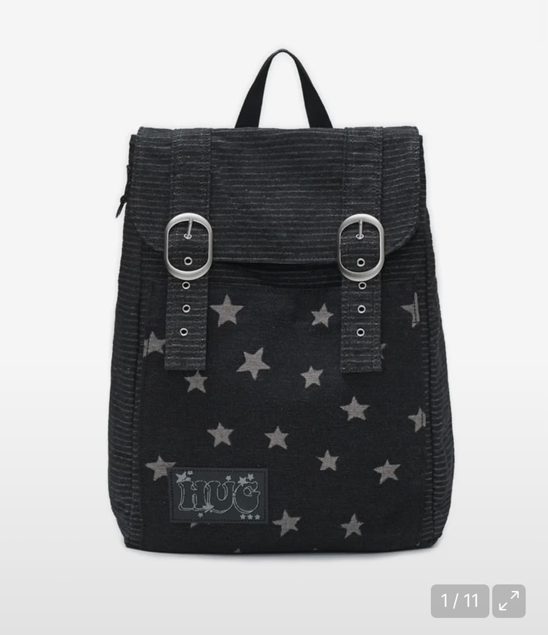 허그유어스킨 스타 더스트 데님 백팩 (블랙 데님) 상품이미지1