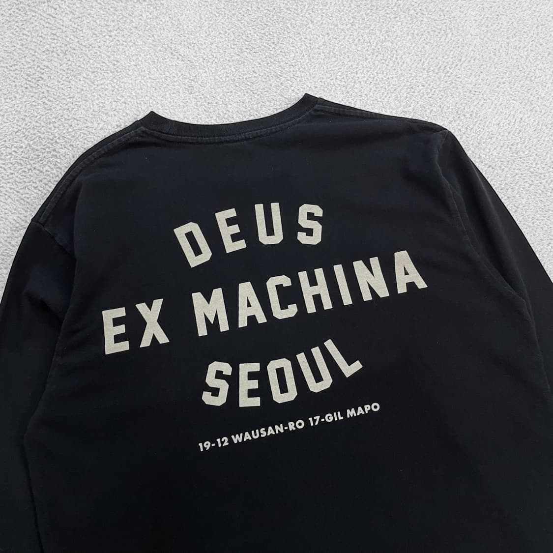데우스엑스마키나 서울 어드레스 롱슬리브 블랙 상품이미지3