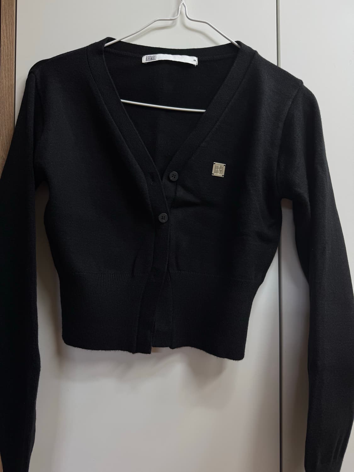 보헤미안서울 심볼 가디건 블랙 상품이미지3