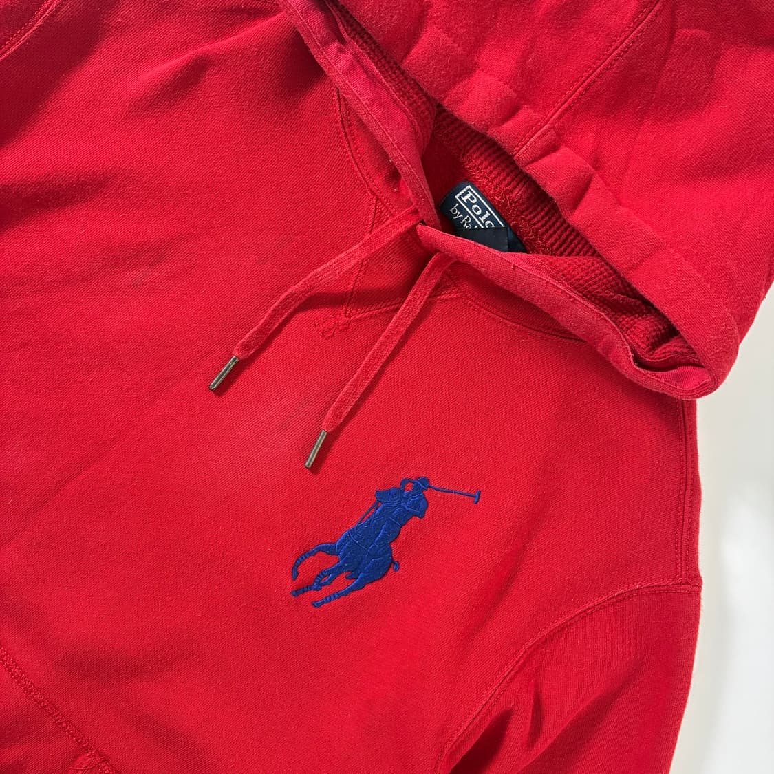 Polo 폴로 랄프로렌 딥레드 빅포니 후드티 상품이미지3