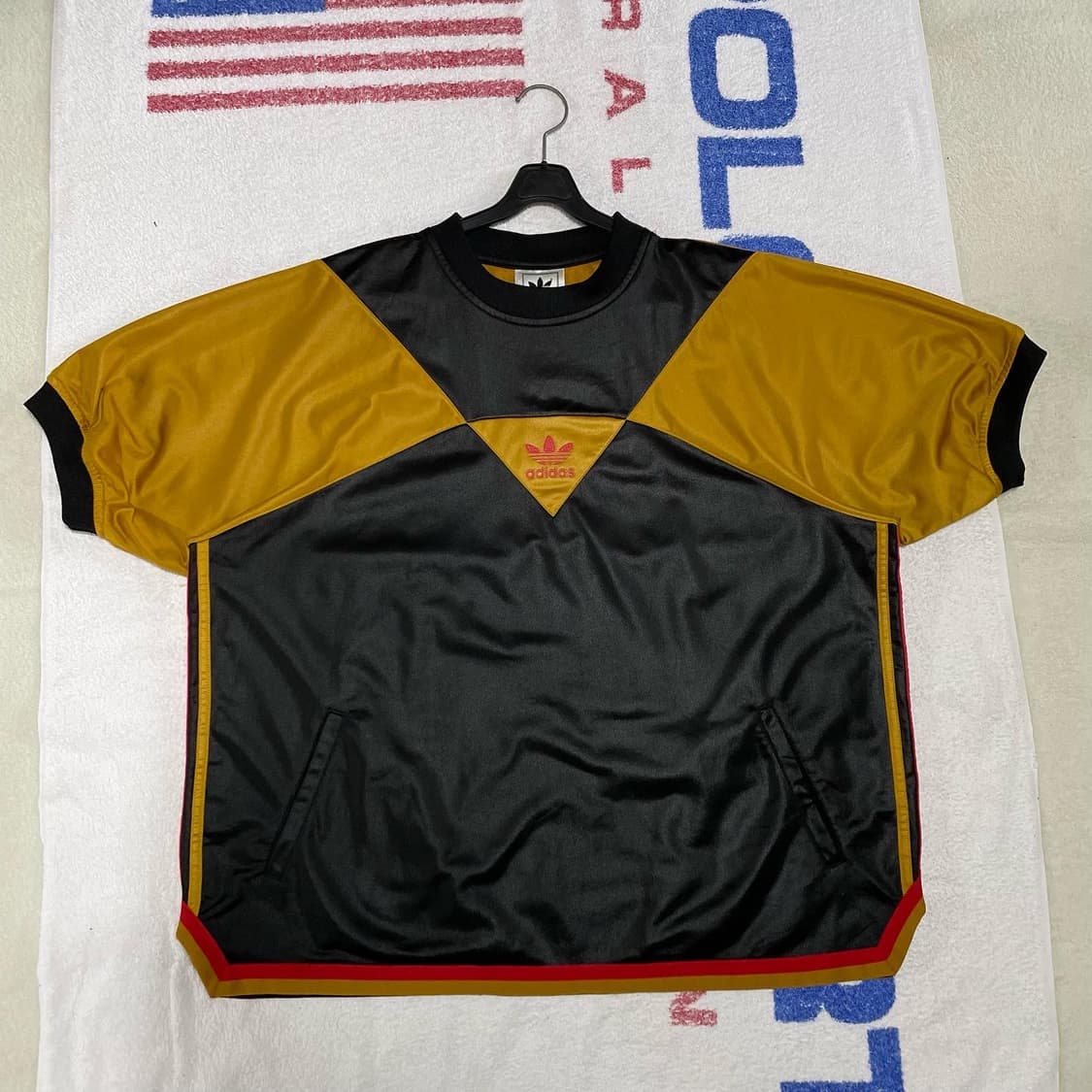 90년대 아디다스 센터로고 올드스쿨 반팔져지 상품이미지2