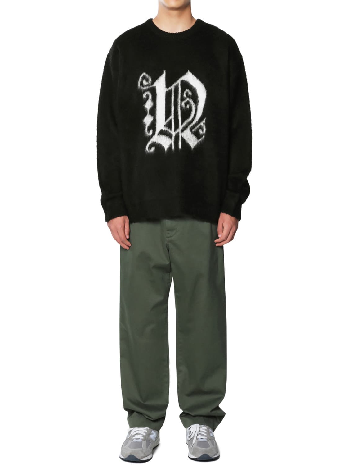 디스이즈네버댓 D 로고 니트 상품이미지1