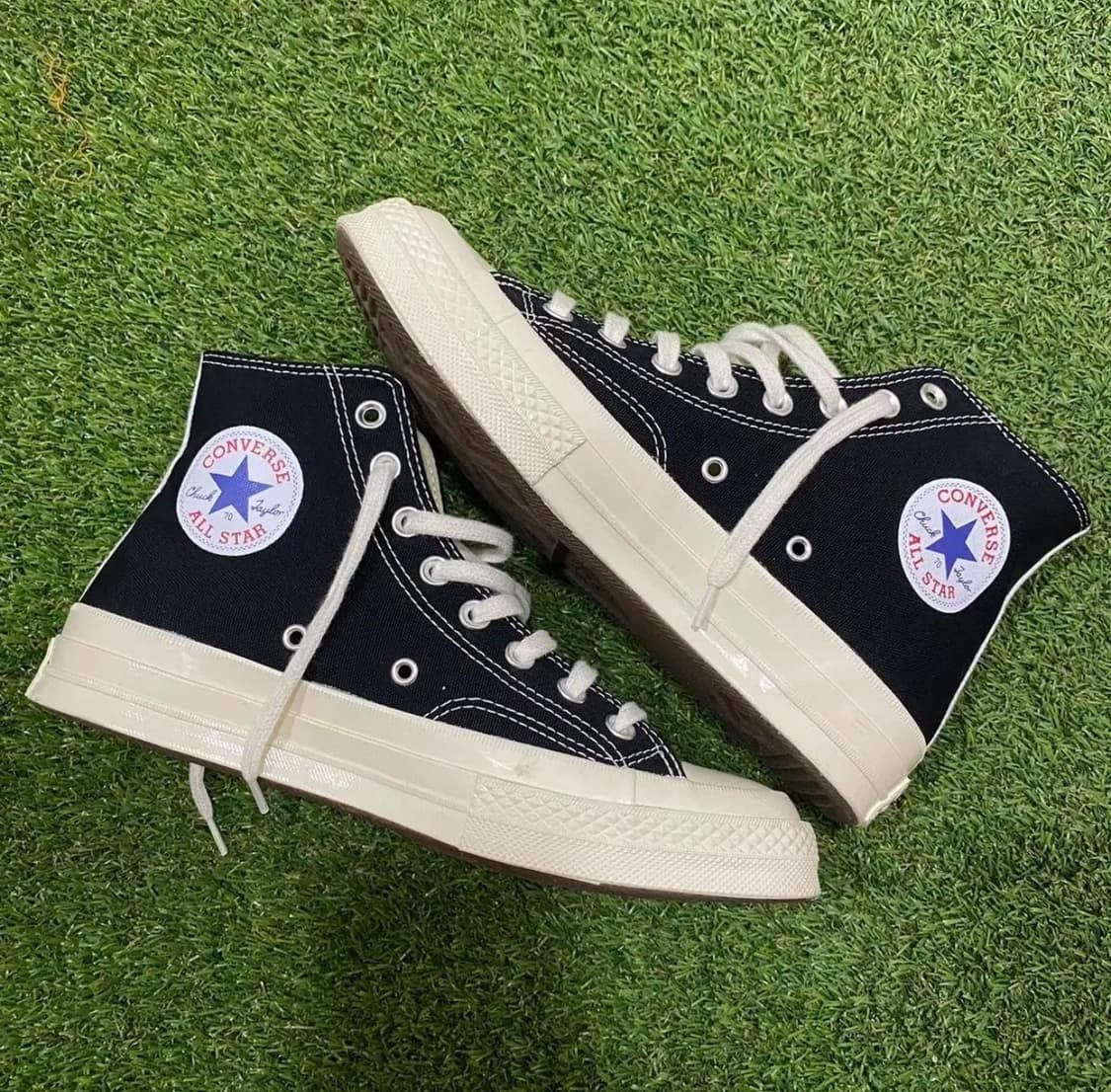 꼼데 컨버스 척 70 하이 블랙 255 상품이미지2