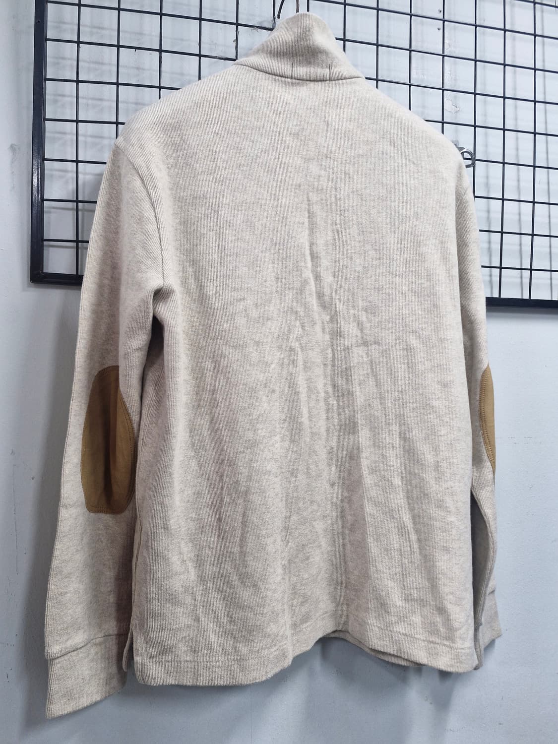 95-100L 폴로랄프로렌 팔꿈치 패치 반집업 니트. 상품이미지7