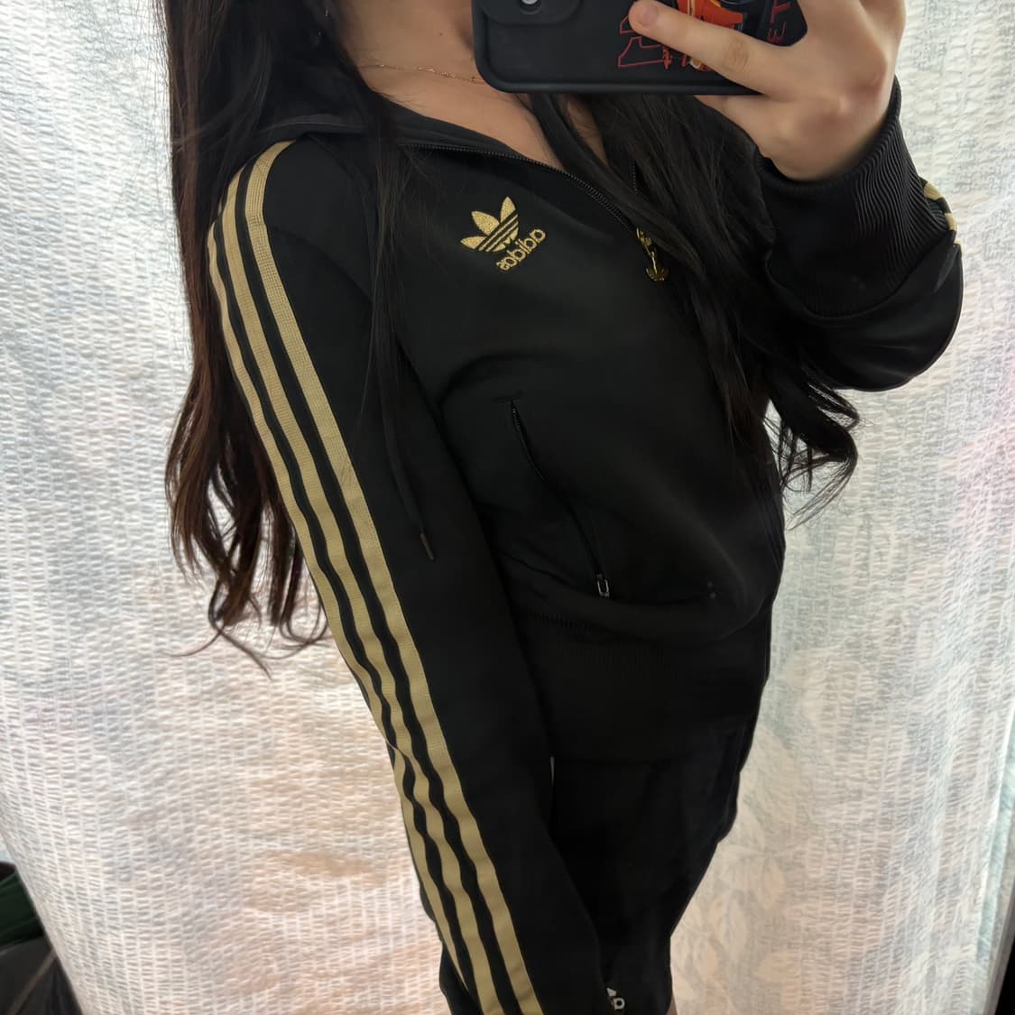 아디다스 딱붙 검골 후드집업 상품이미지5