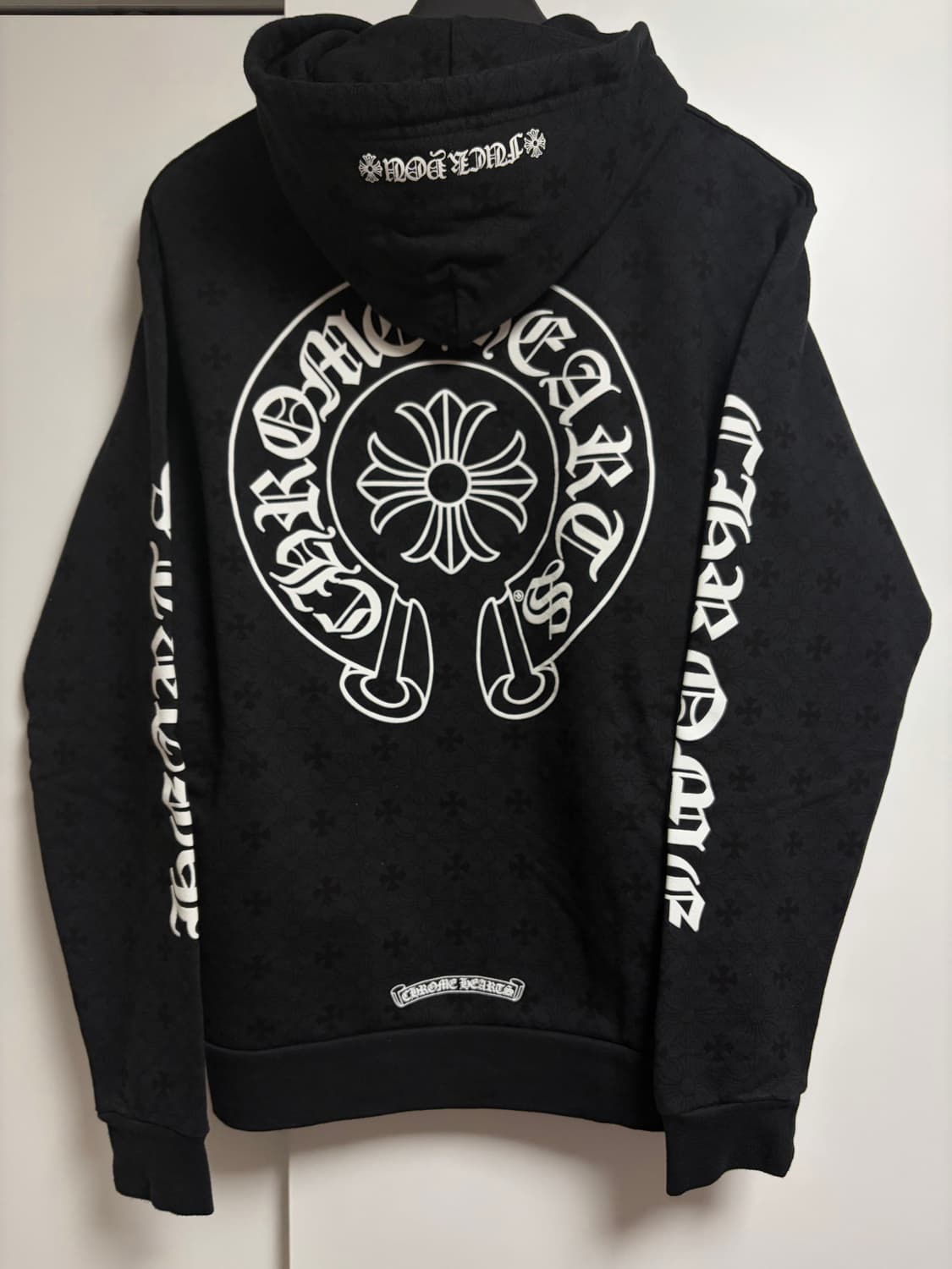 크롬하츠 플러스 올오버 모노그램 홀스슈 후드 M 상품이미지1