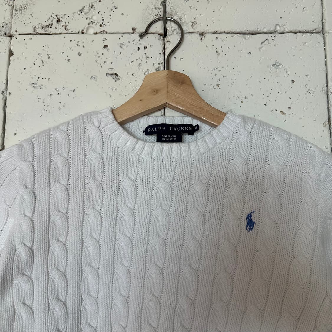 우먼XS 폴로 랄프로렌 코튼 니트 상품이미지2