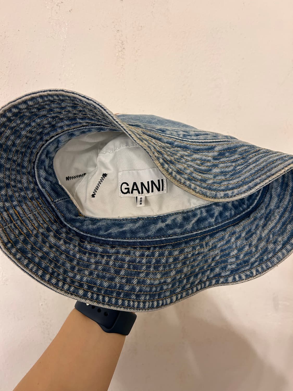 (정품) 가니 데님 버킷햇 (실측 m정도) 상품이미지3