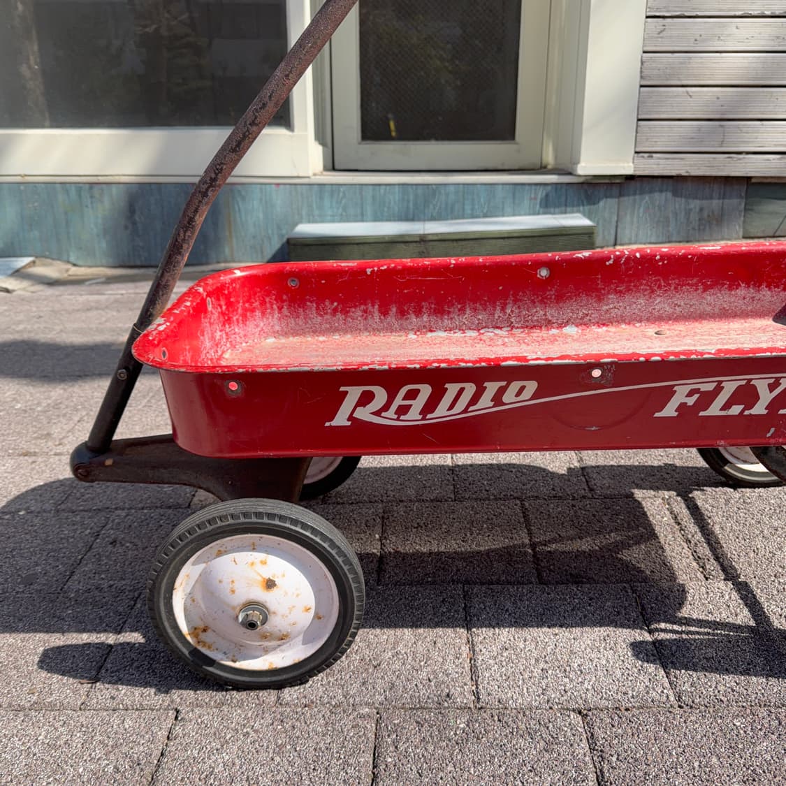 빈티지 소품 1960년 Radio Flyer 미국 철제 웨건 상품이미지2