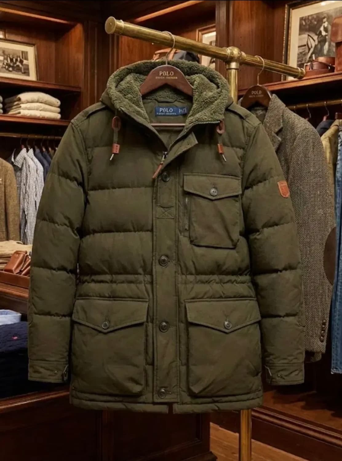 폴로 M-65 밀리터리 다운 파카 상품이미지1