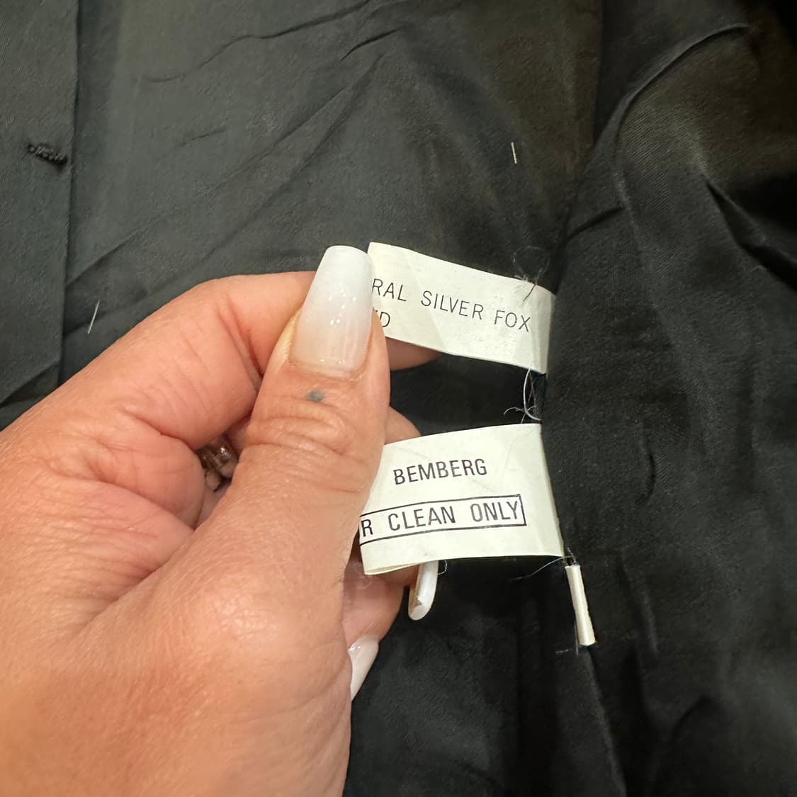 브라운 실버 사가폭스 퍼자켓L 상품이미지9