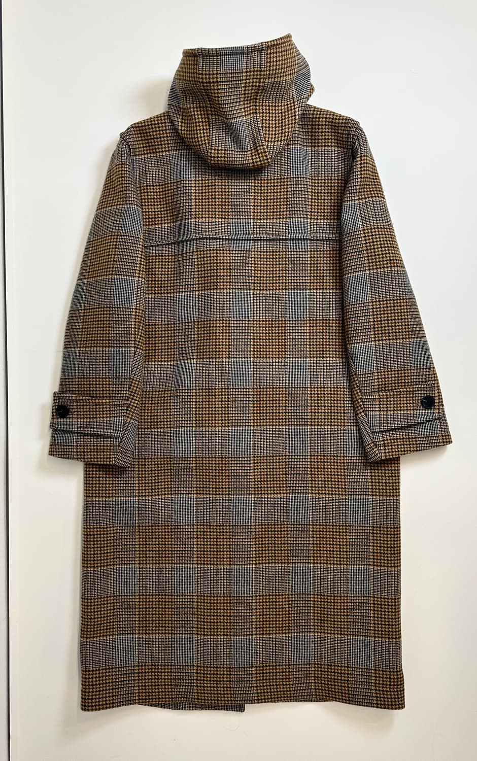 스튜디오 톰보이 토글 더플 체크울코트  상품이미지4