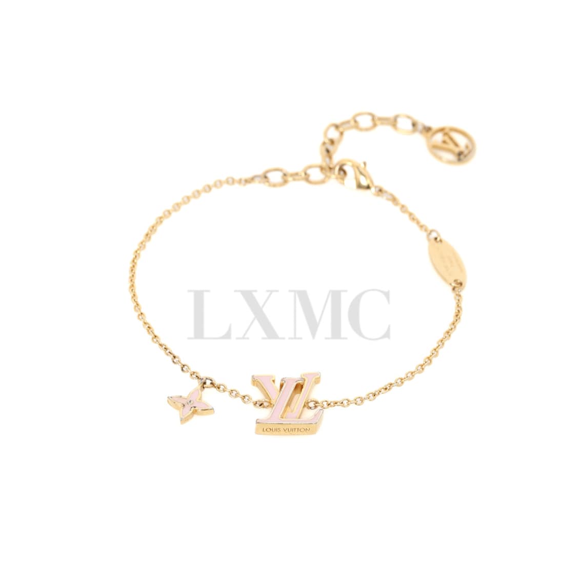 루이비통 팔찌 LV 아이코닉 에나멜 핑크 팔찌 M1008A 상품이미지1