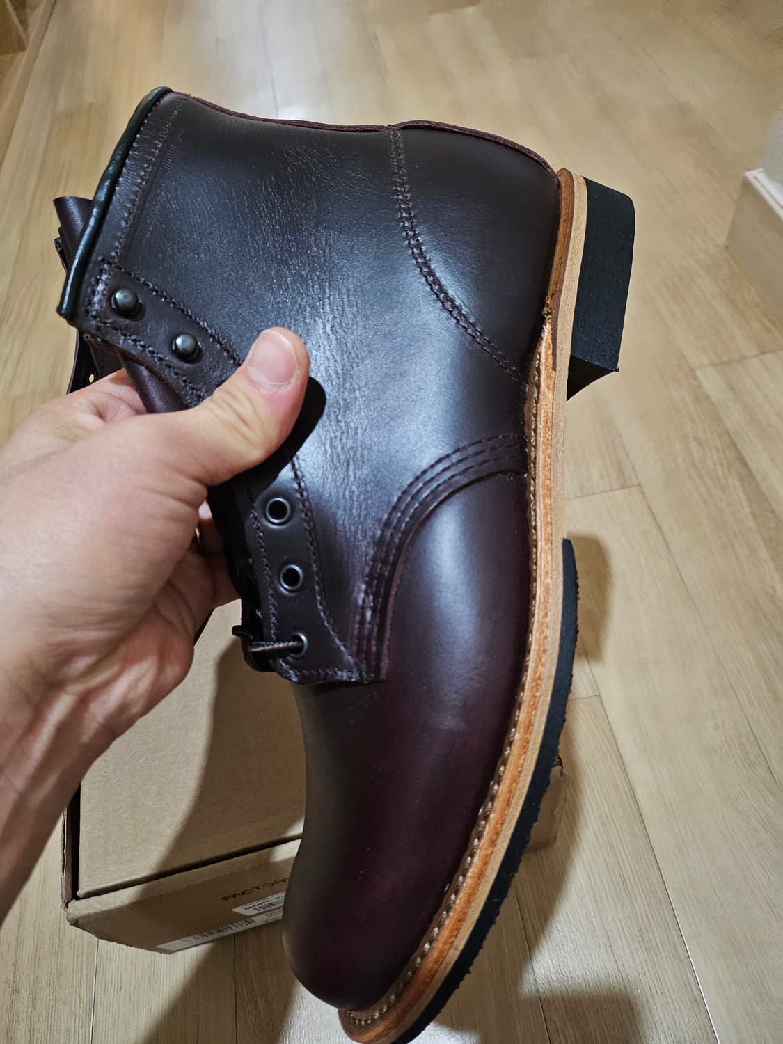 [265] 레드윙 벡맨 부츠 블랙 체리 엑스칼리버 팩토리세컨즈 상품이미지3