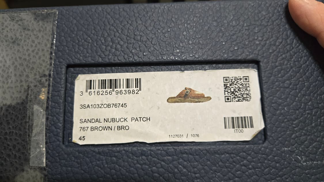 디올 X 캑터스 잭 H타운 커피 EU45사이즈(290~300) 상품이미지2