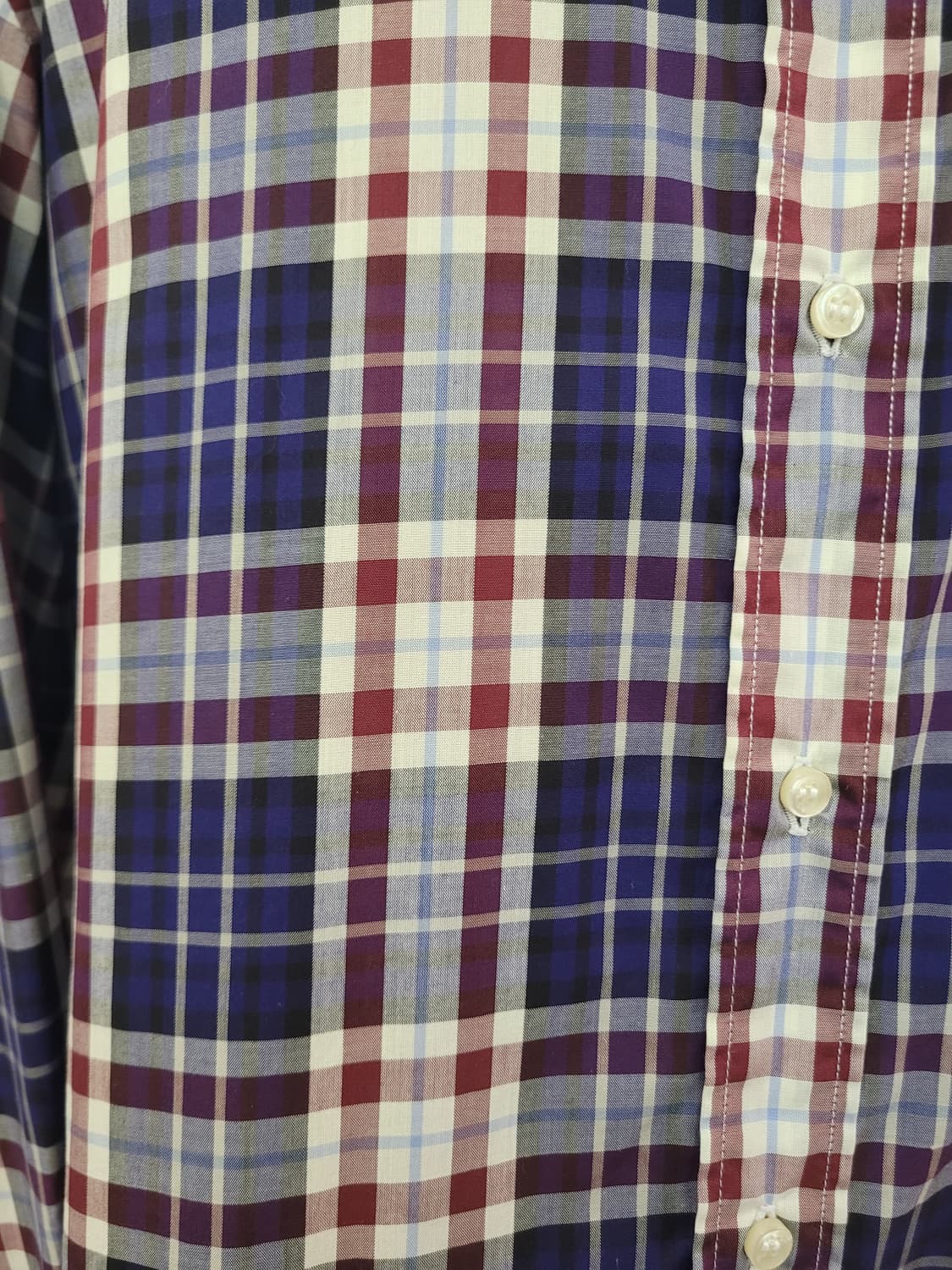 폴앤샤크 요팅 체크 긴팔 남성 셔츠 105~110사이즈 상품이미지5