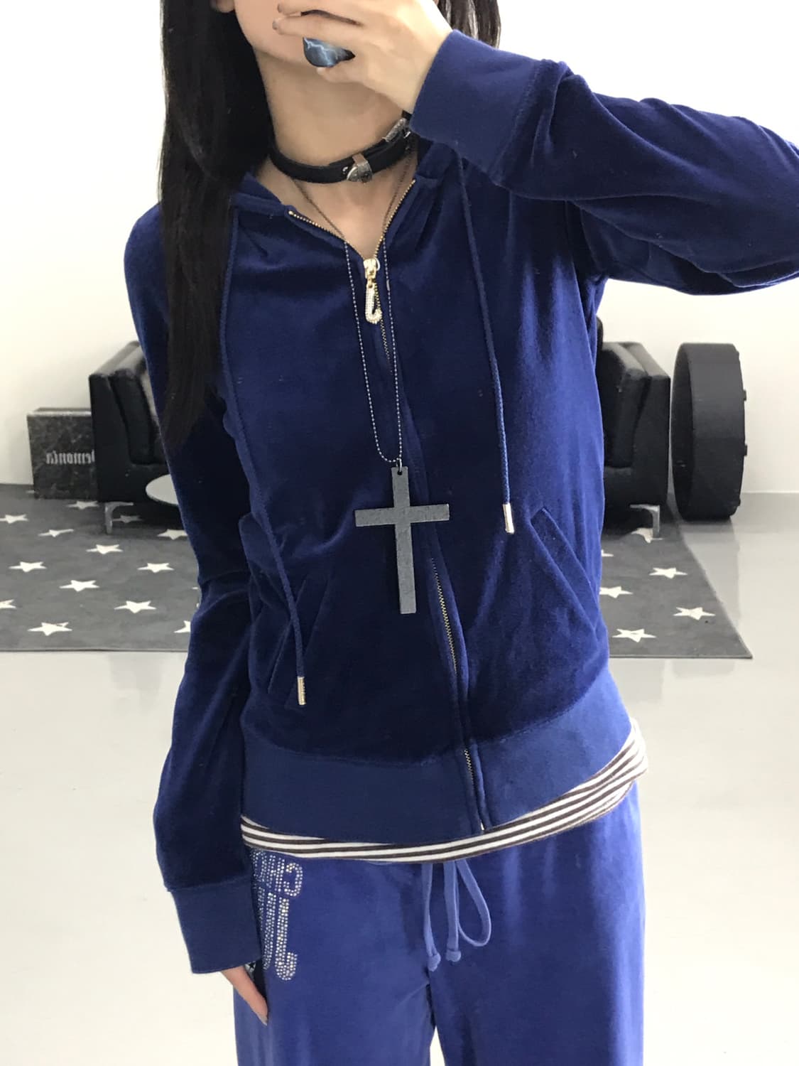 Juicy Couture Navy Zip Up Hoodies 상품이미지2