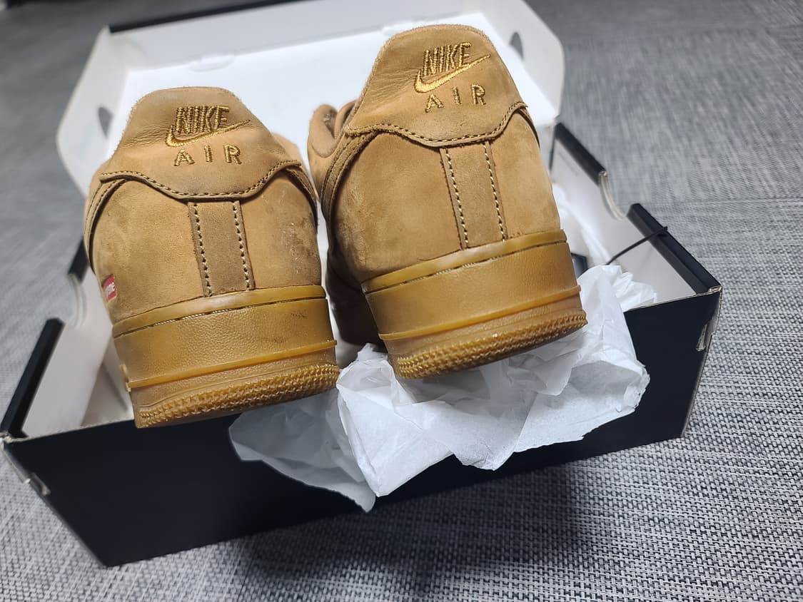 나이키 에어포스1 슈프림 된장포스 265 스니커즈 상품이미지3