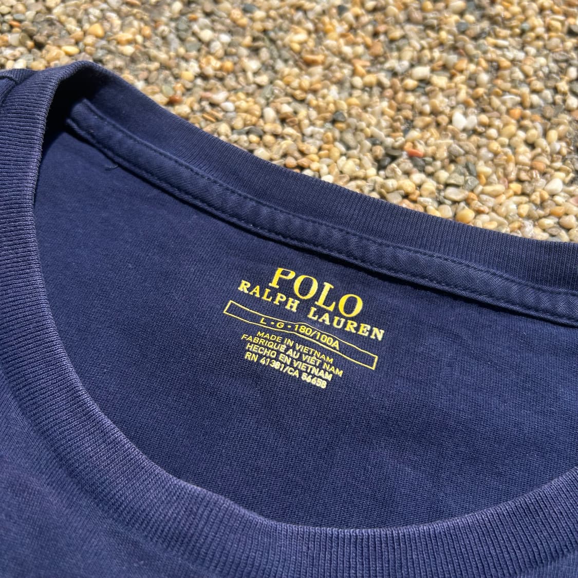 폴로(POLO RalphLauren) 네이비 반팔티 상품이미지4