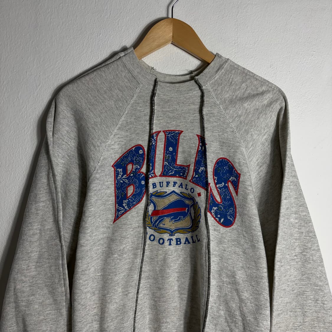 NFL 버팔로 Bills 빈티지 스웨트셔츠 그레이(XL) 상품이미지3