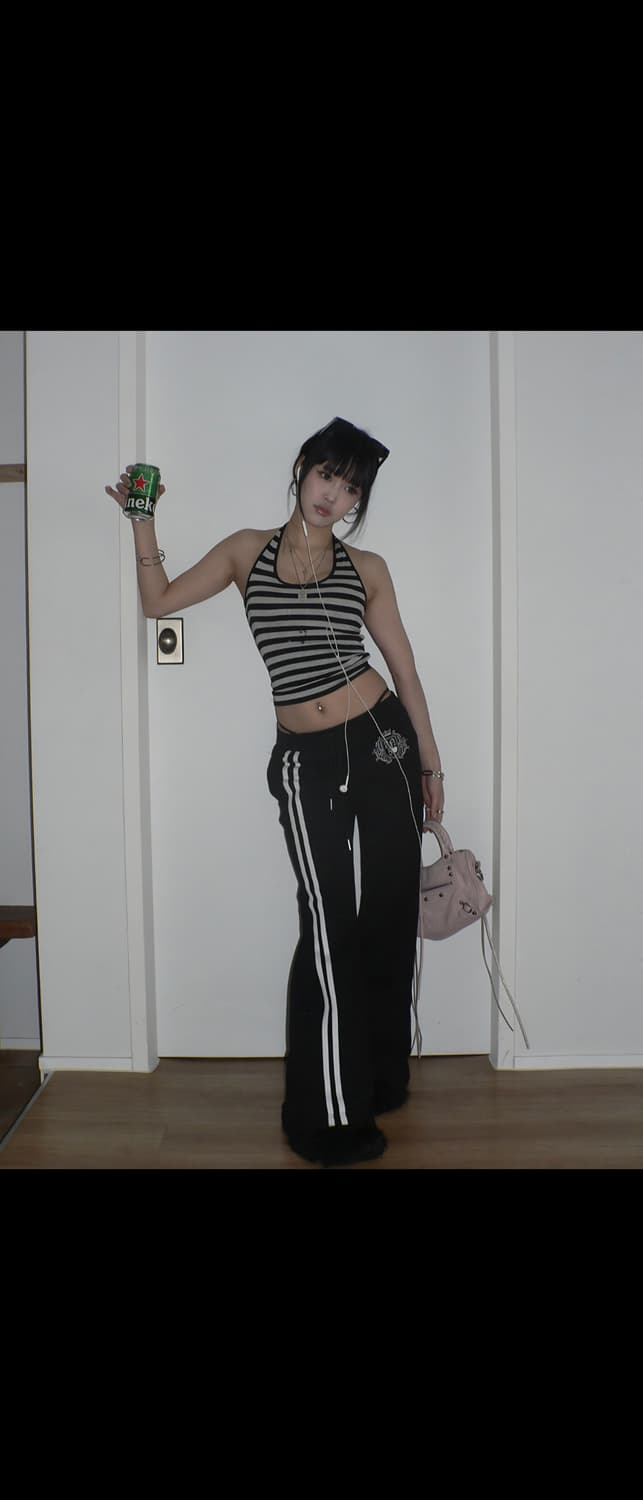 Angelic sweat pants Black 상품이미지1