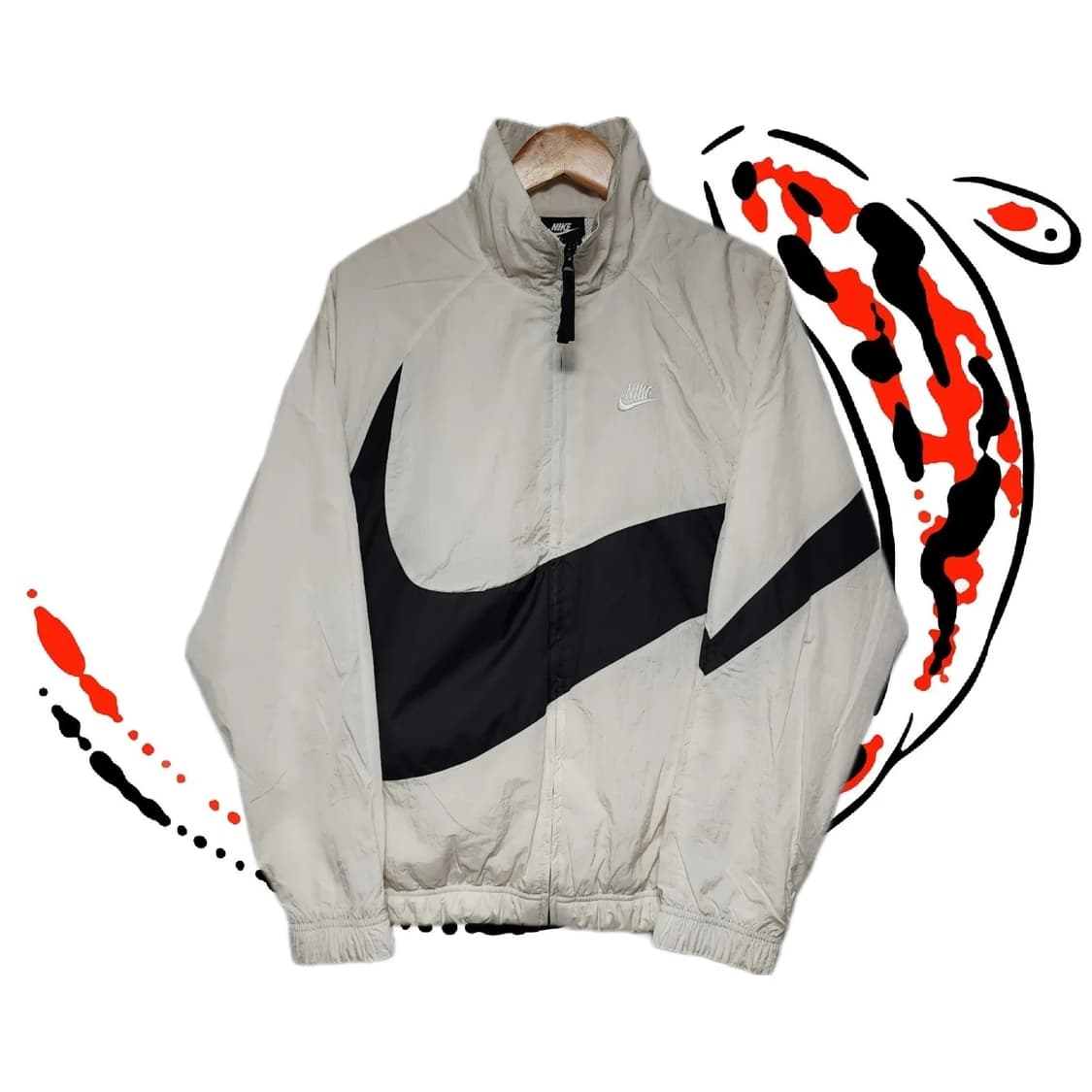 Nike 빅스우시 우븐자켓 화이트 상품이미지1