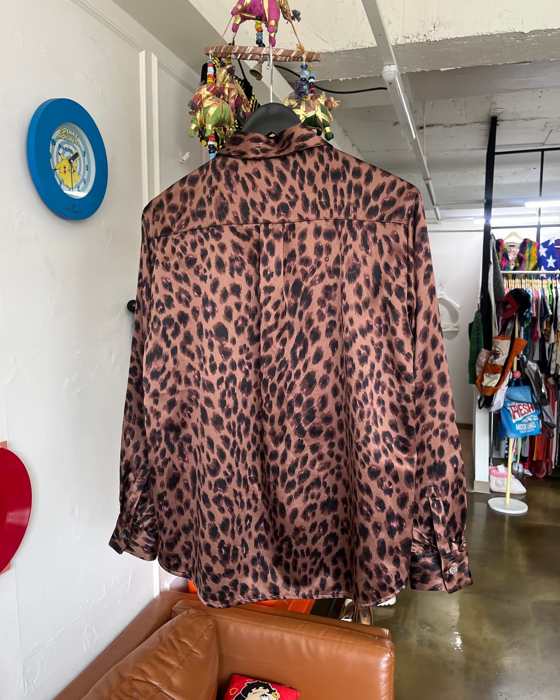 Japanese Vintage Leopard Pattern Shirt 상품이미지7