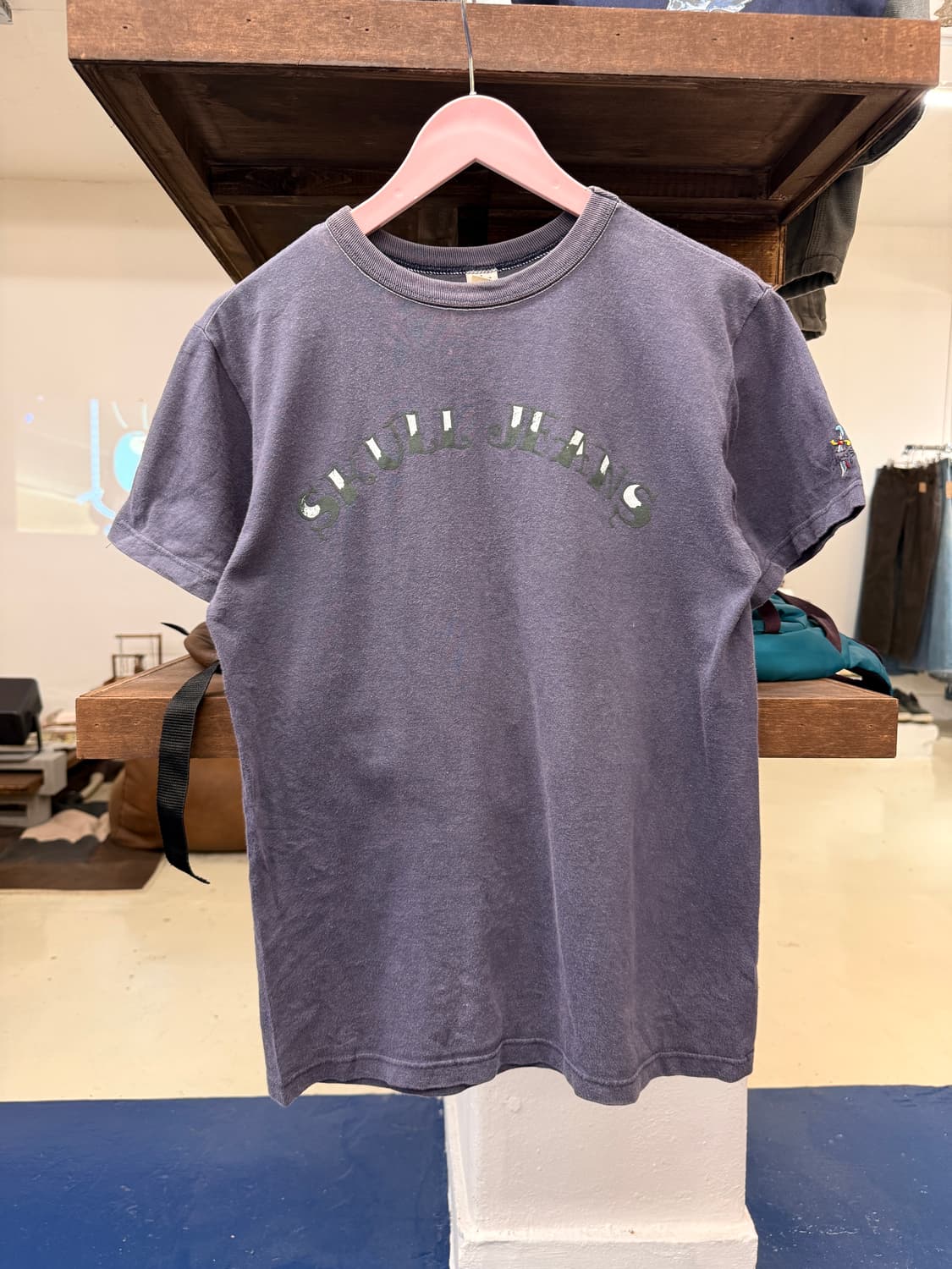 Skull Jeans Y2K 펑크 스컬진 해골 반팔티 상품이미지4
