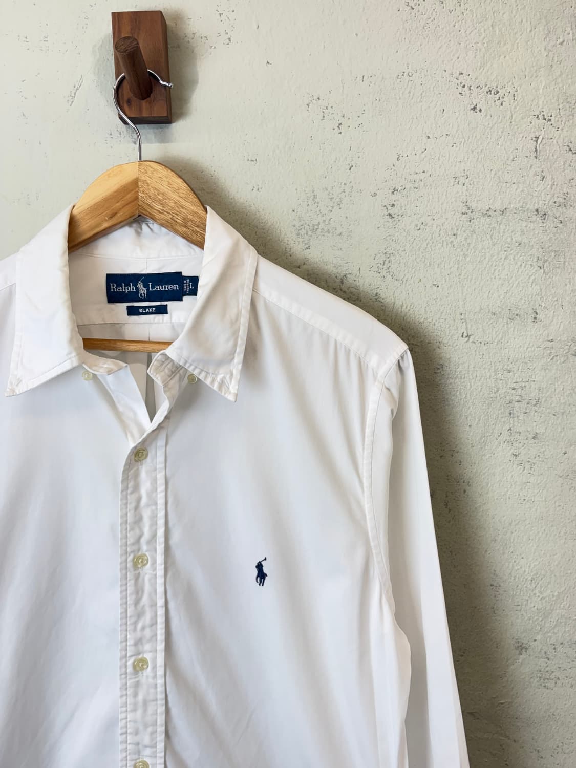 폴로랄프로렌 빈티지 블레이크 화이트 셔츠 상품이미지2